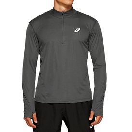 CAMISETA ASICS SILVER LS 1/2 ZIP TOP HOMBRE